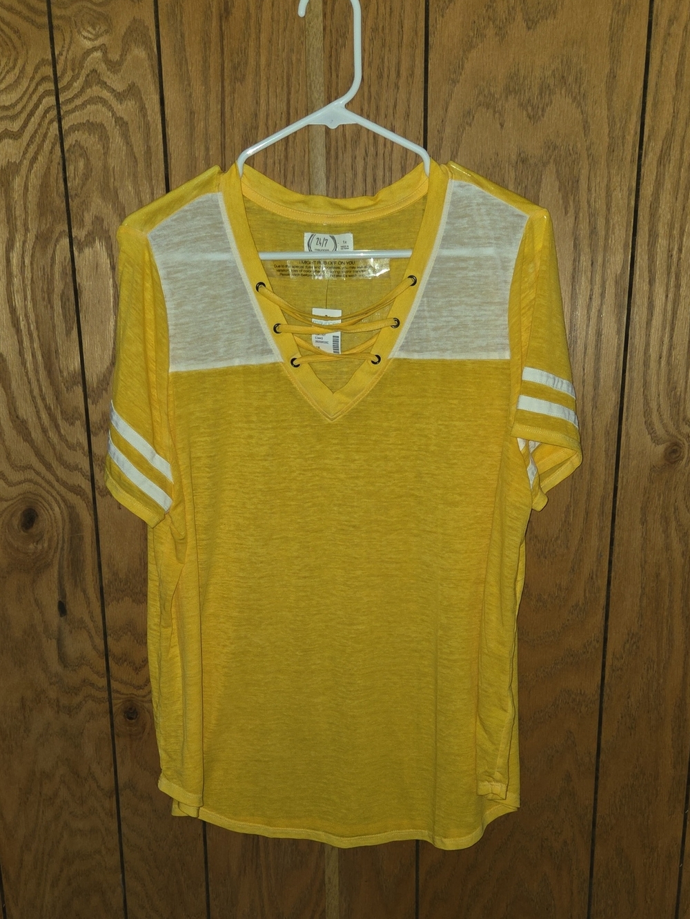 Maurices Lace-up Varsity Tee